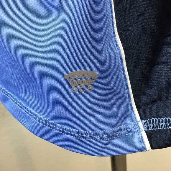 Oleg Cassini Sport Jacket Vintage Blue Hoodie Track Athletic Top Size 2X - Picture 5 of 14